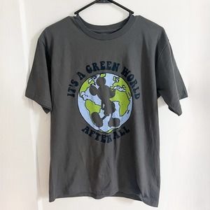 Disney Store Gray T-Shirt Mickey Mouse Silhouette Shirt